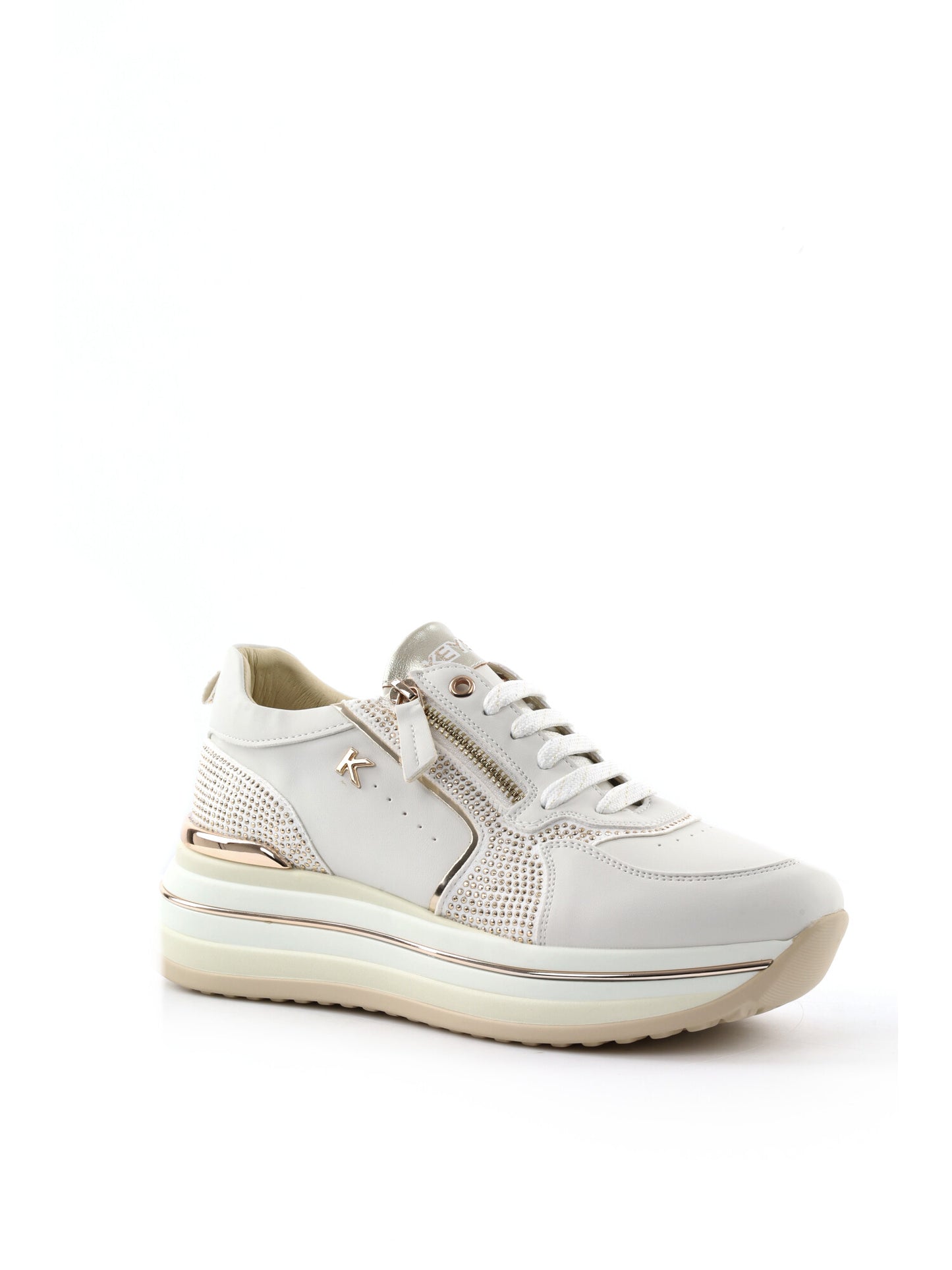 Keys Vincent, sneakers donna panna dal design versatile