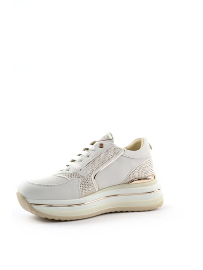 Keys Vincent, sneakers donna panna dal design versatile