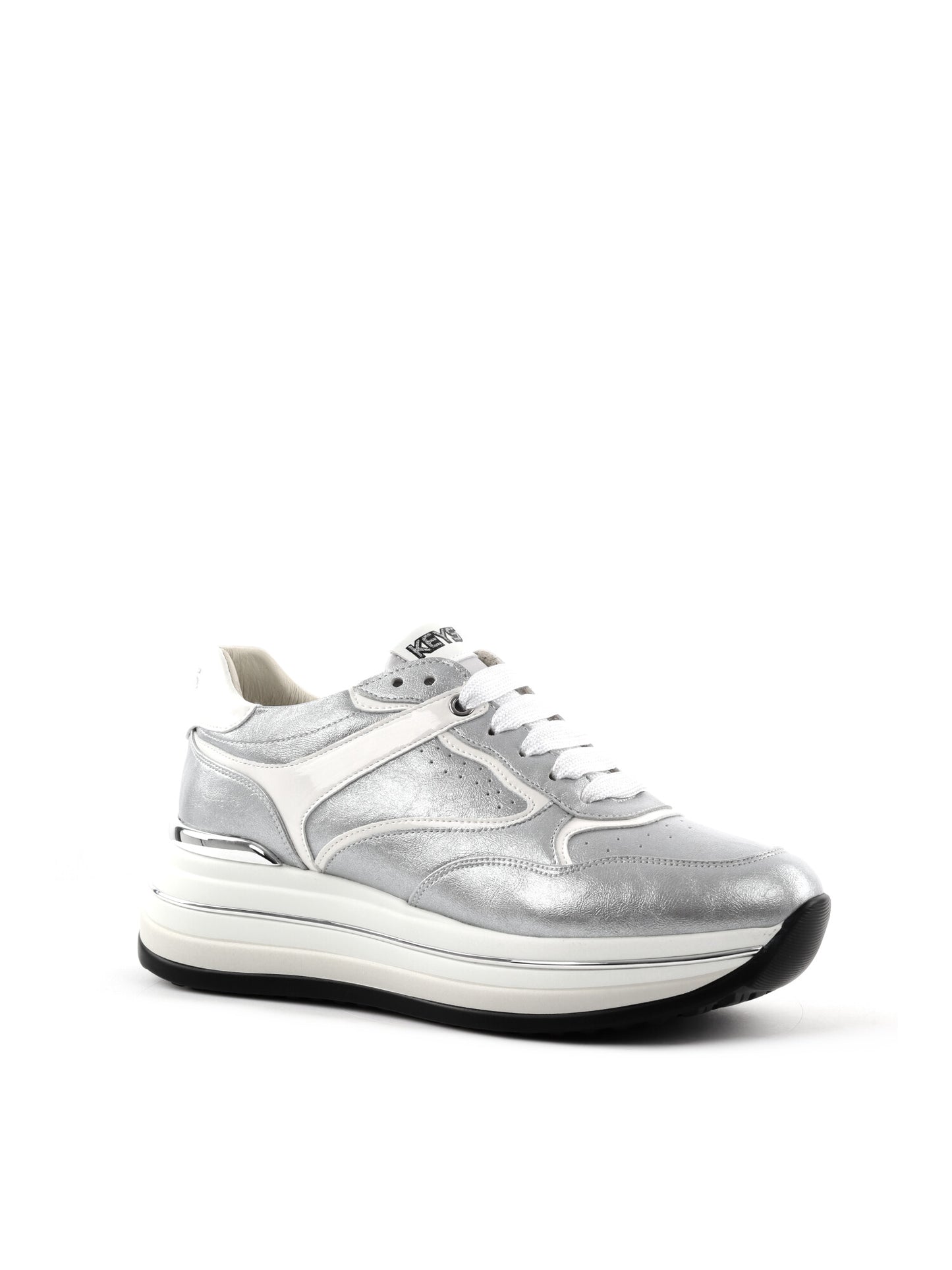 Sneakers donna Keys Vincent in elegante argento