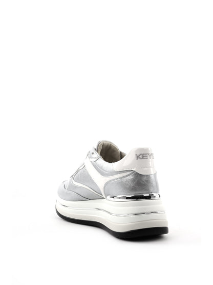 Sneakers donna Keys Vincent in elegante argento