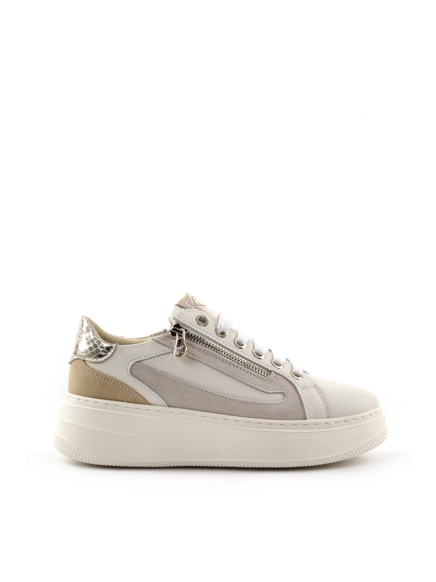 Keys Venus, sneakers donna color crema per primavera-estate