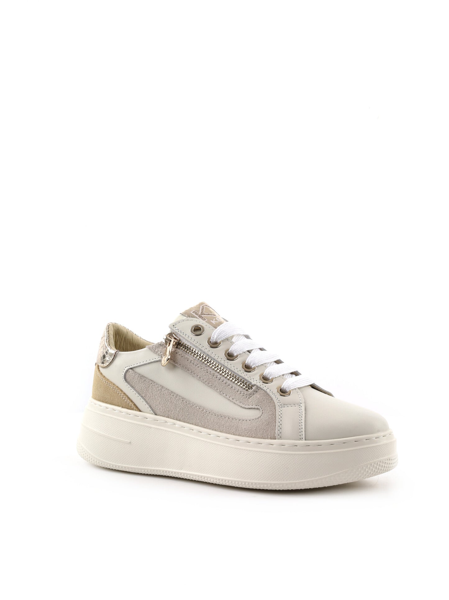 Keys Venus, sneakers donna color crema per primavera-estate
