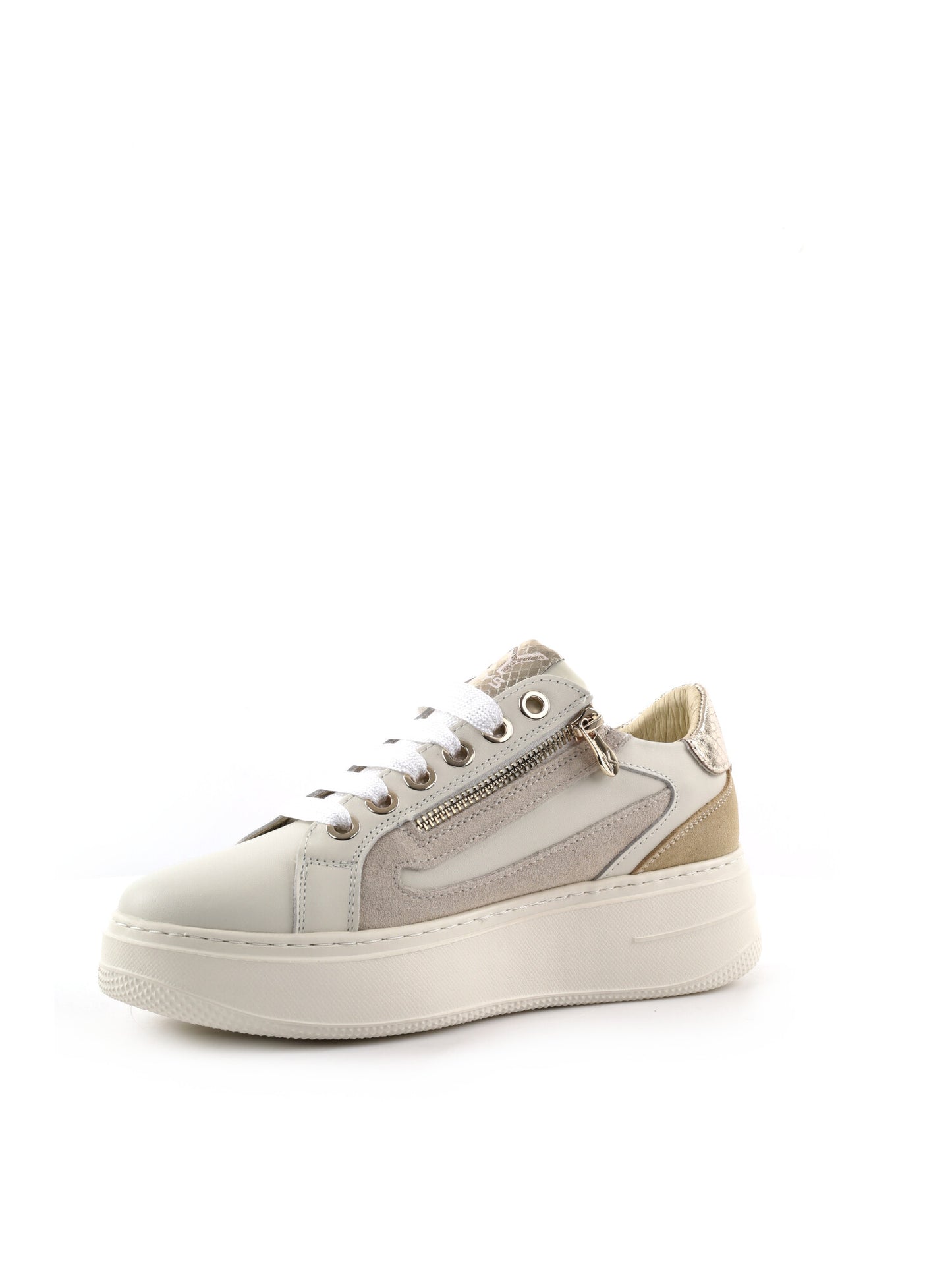 Keys Venus, sneakers donna color crema per primavera-estate