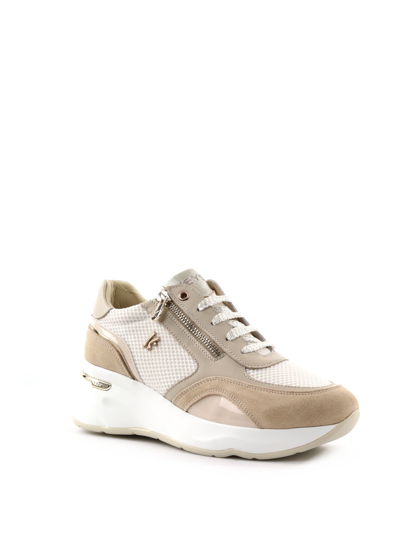 Sneakers Keys Rosy beige da donna, stile e comfort quotidiano