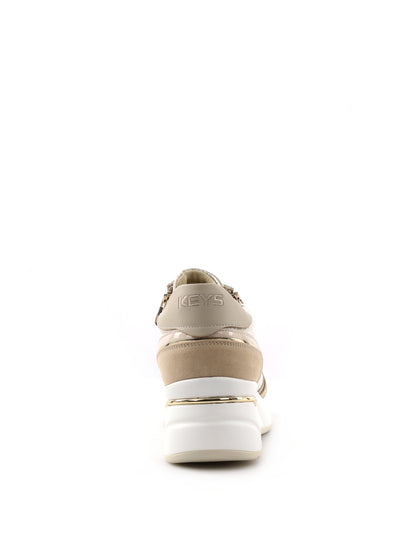 Sneakers Keys Rosy beige da donna, stile e comfort quotidiano