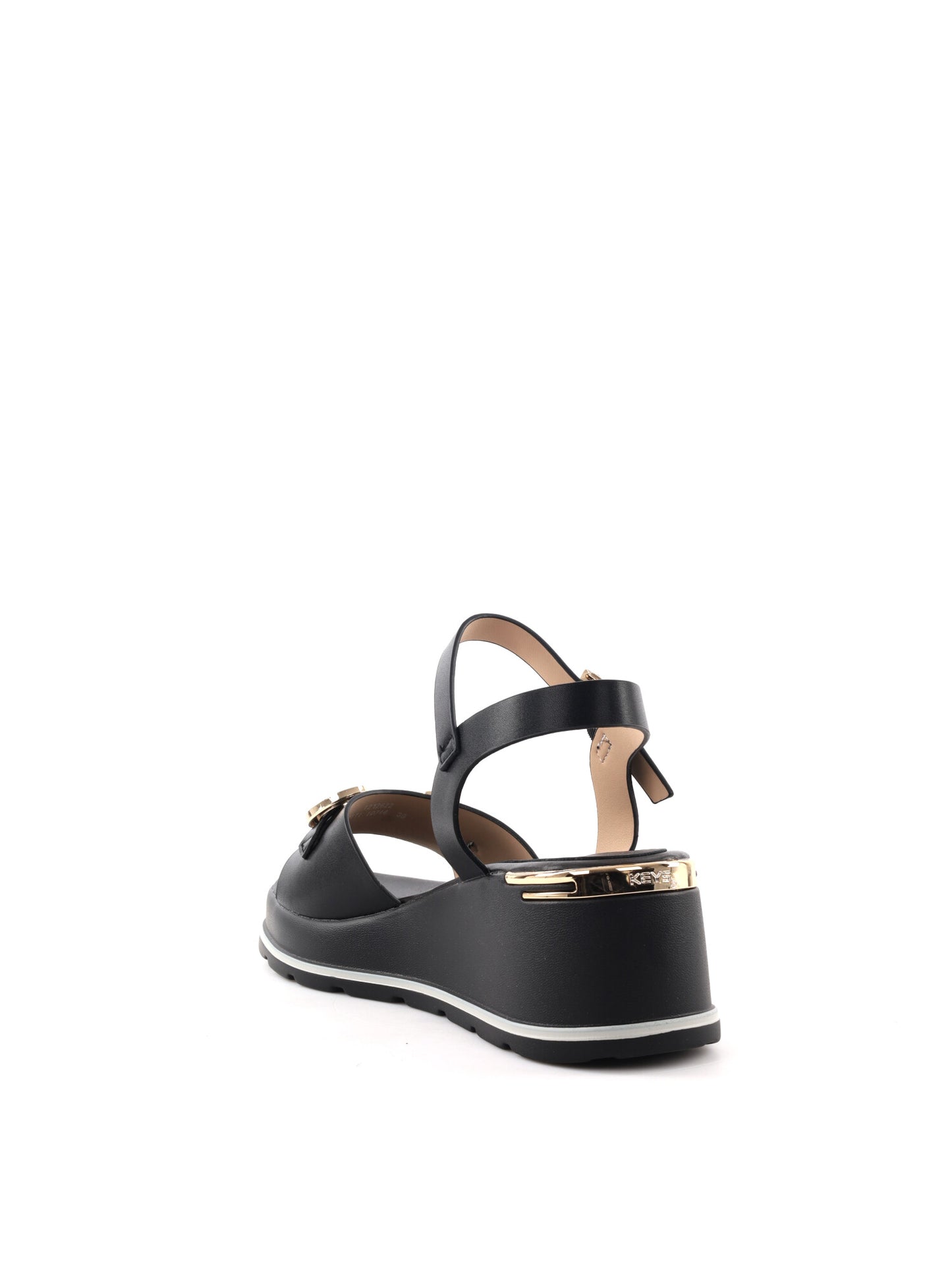 Sandali donna Keys Palter in nero per la primavera-estate