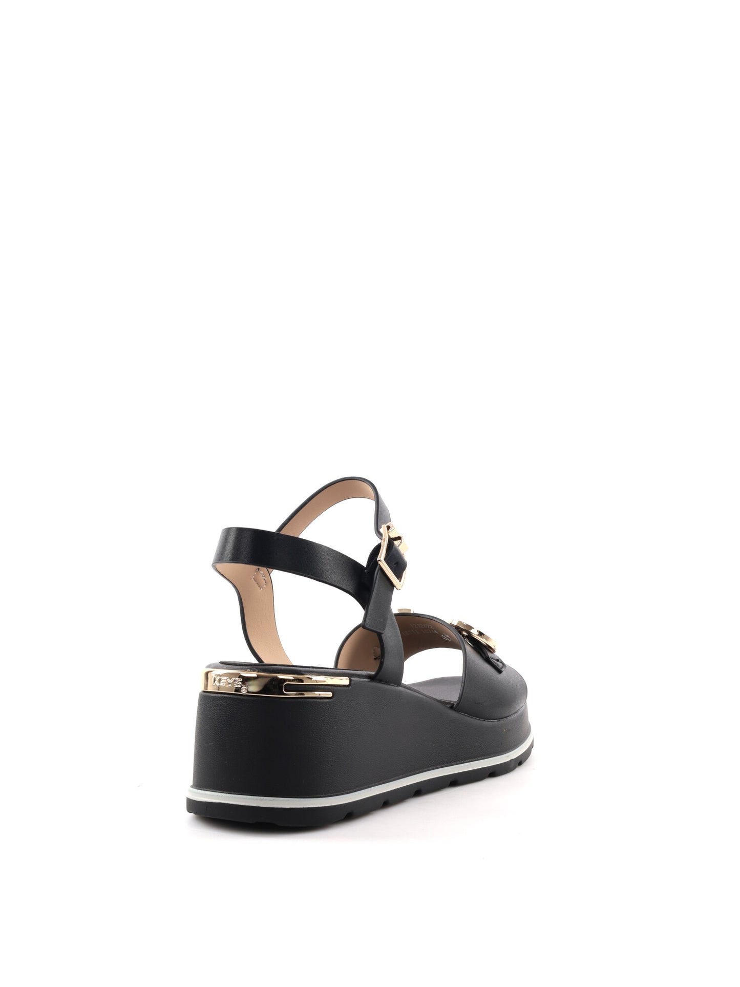 Sandali donna Keys Palter in nero per la primavera-estate