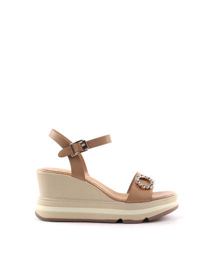 Sandali Keys Bilbao da Donna in beige, perfetti per la primavera-estate