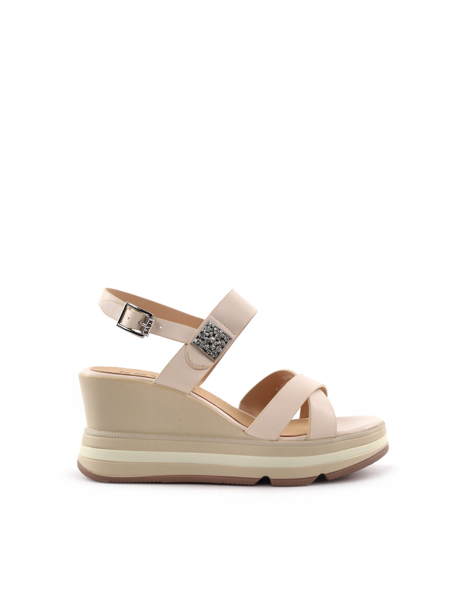 Sandali Keys Bilbao beige da donna, eleganza e comfort