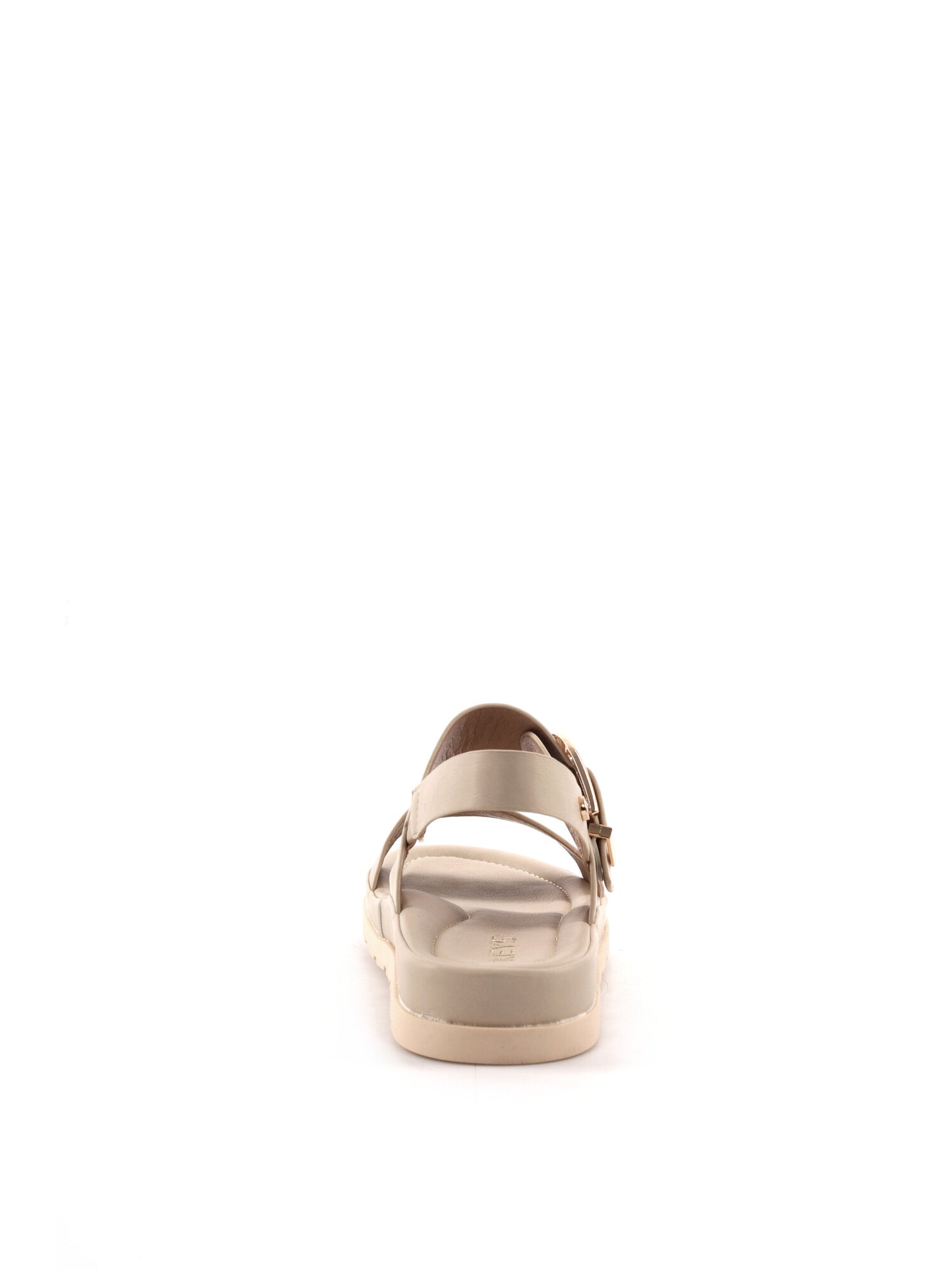 Keys Marilyn, sandali donna beige con zeppa bassa e comoda