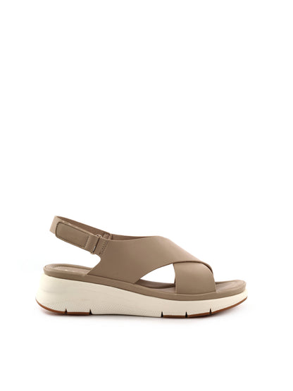 Sandali donna Keys Ares in pelle marrone per la primavera-estate