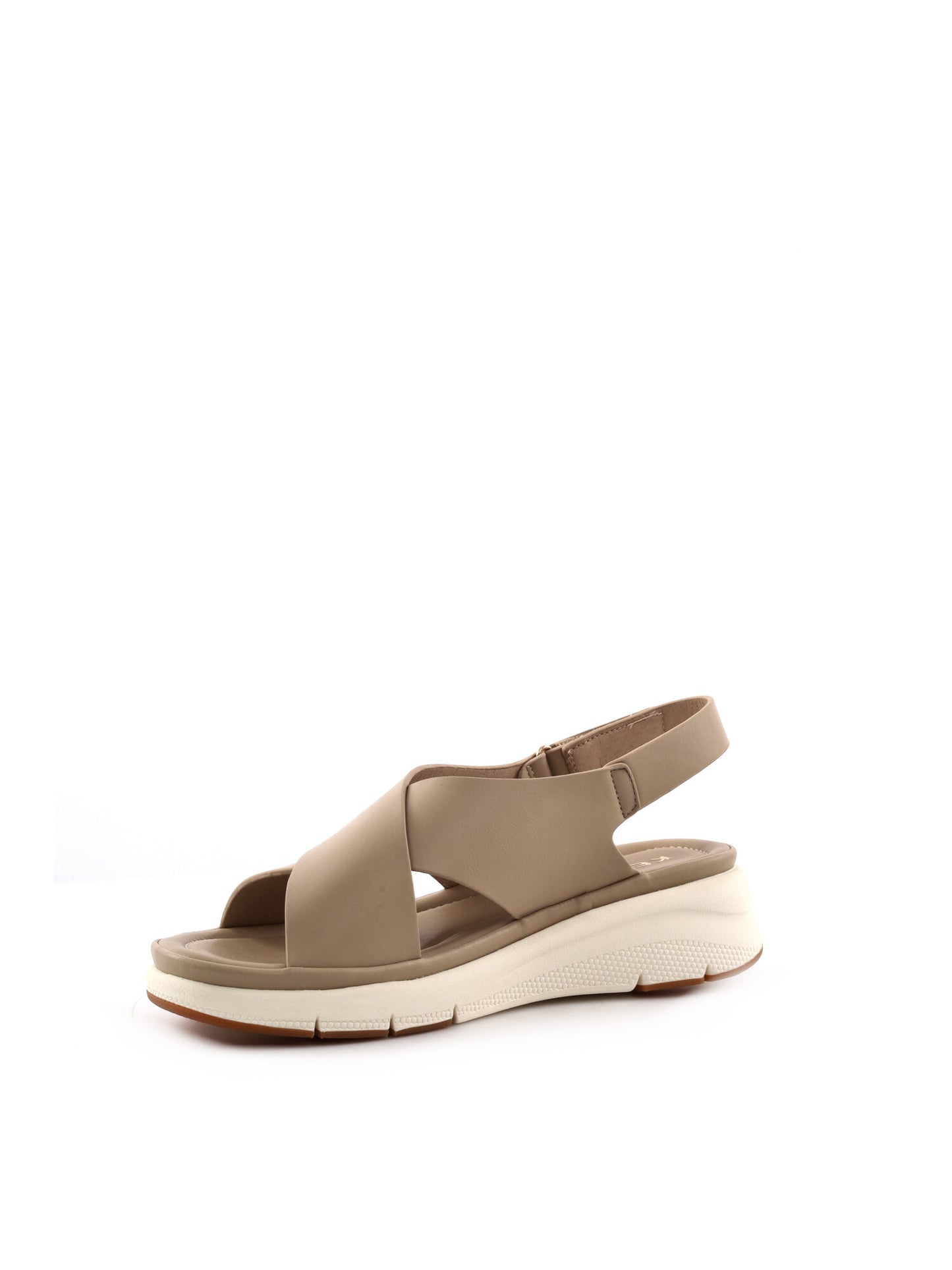 Sandali donna Keys Ares in pelle marrone per la primavera-estate