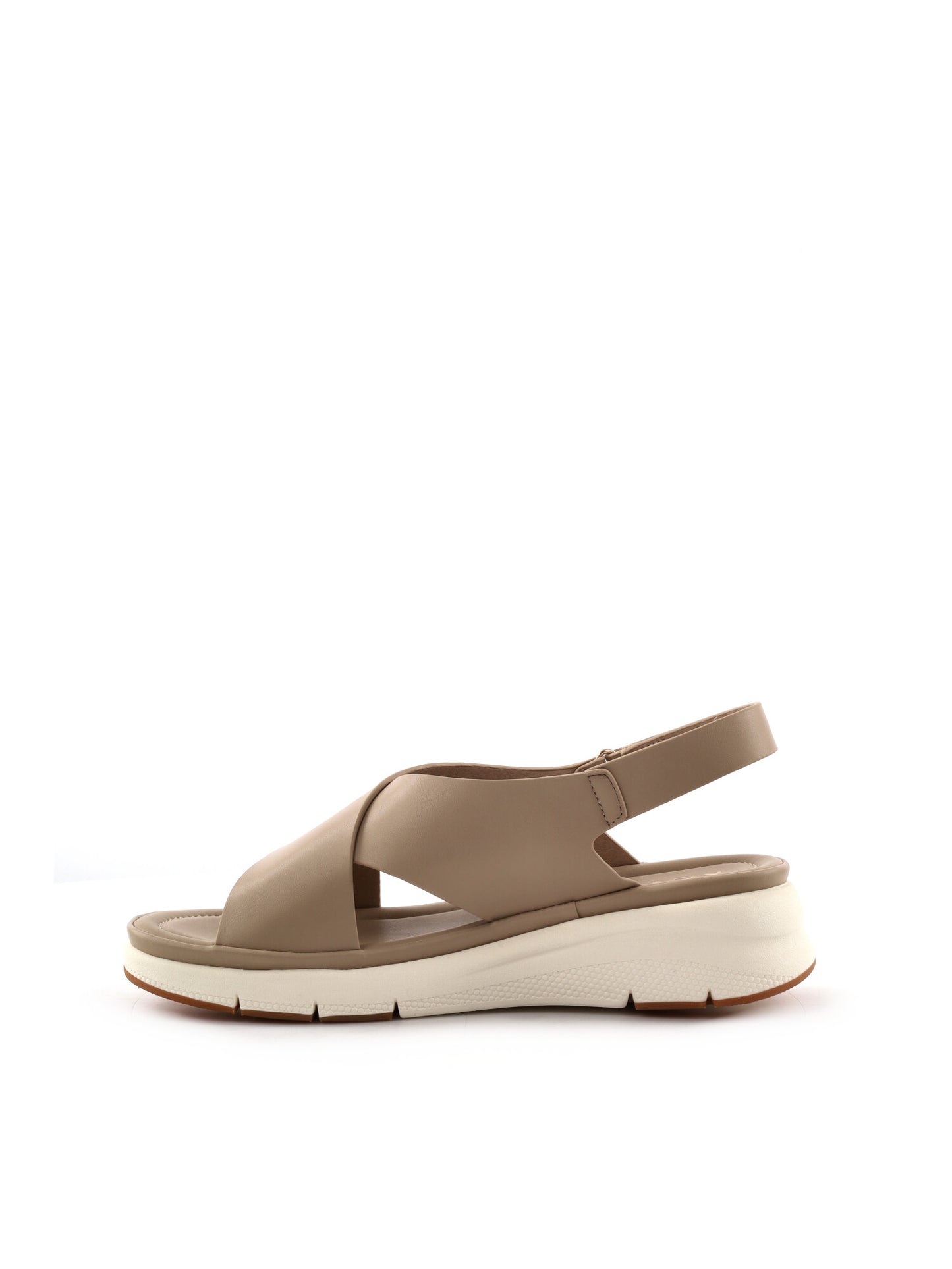 Sandali donna Keys Ares in pelle marrone per la primavera-estate