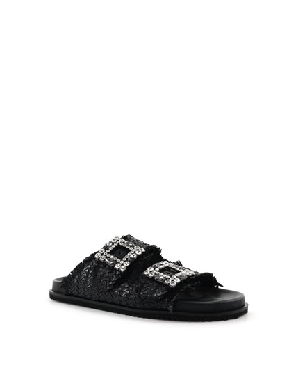 Sandali donna Keys Daimond in nero per primavera-estate
