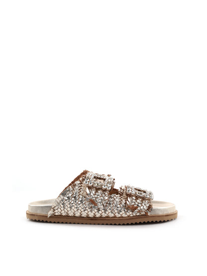 Sandali donna Keys Daimond in oro per la primavera estate