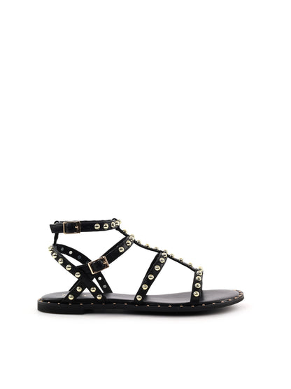 Sandali donna Keys Buckle in nero elegante