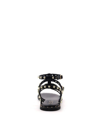 Sandali donna Keys Buckle in nero elegante