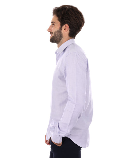 CAMICIA KING FB UOMO BIANCO BLU