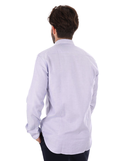 CAMICIA KING FB UOMO BIANCO BLU