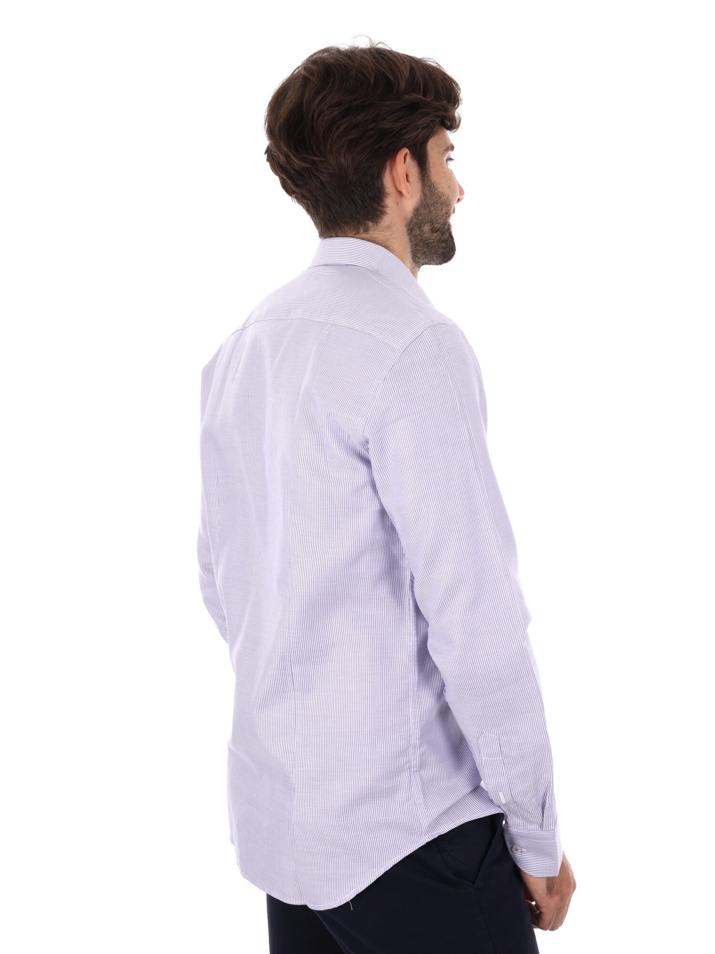 CAMICIA KING FB UOMO BIANCO BLU