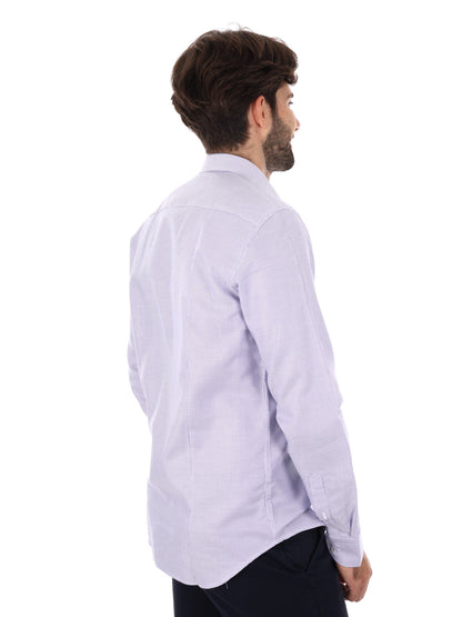 CAMICIA KING FB UOMO BIANCO BLU