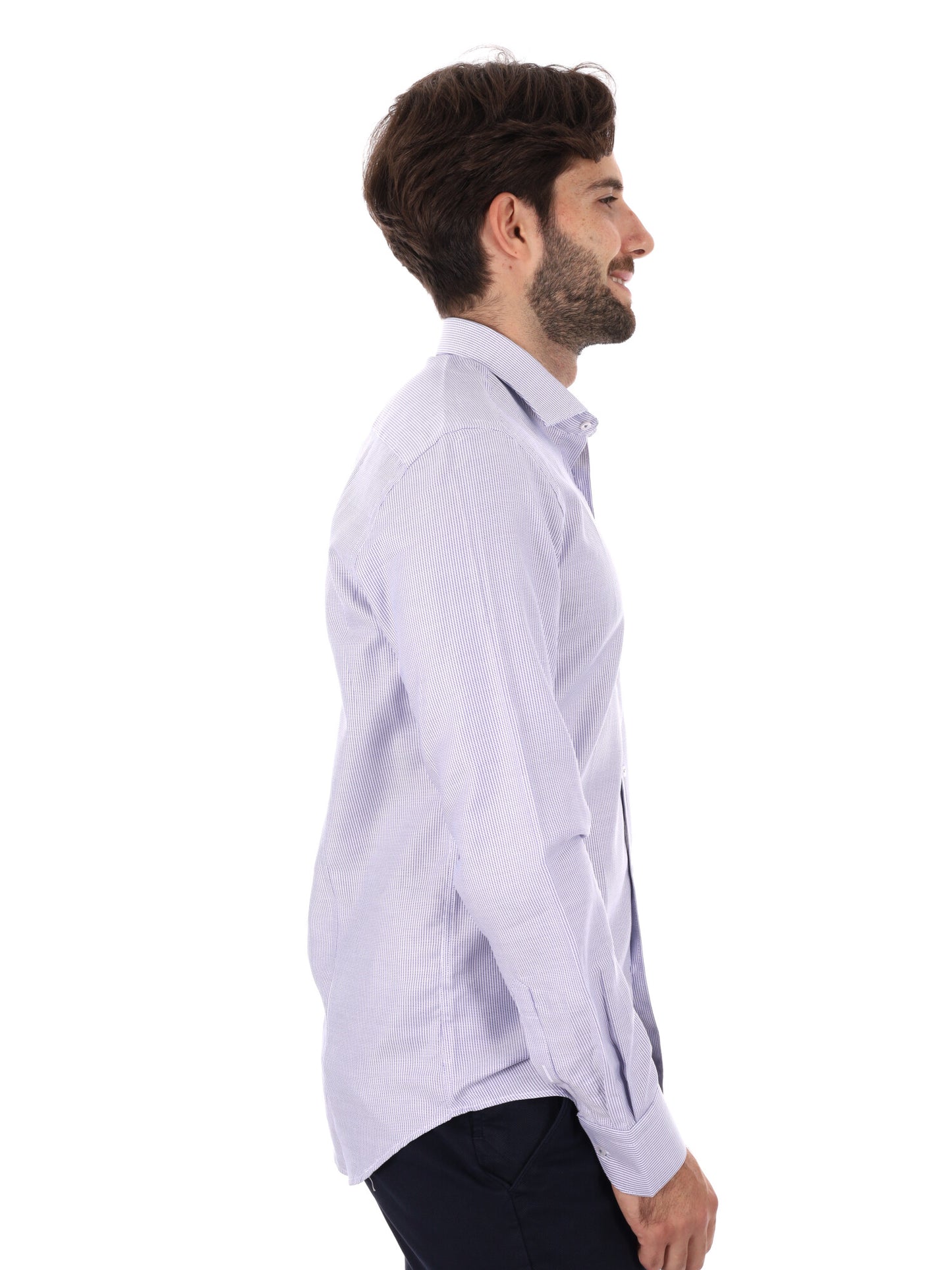 CAMICIA KING FB UOMO BIANCO BLU