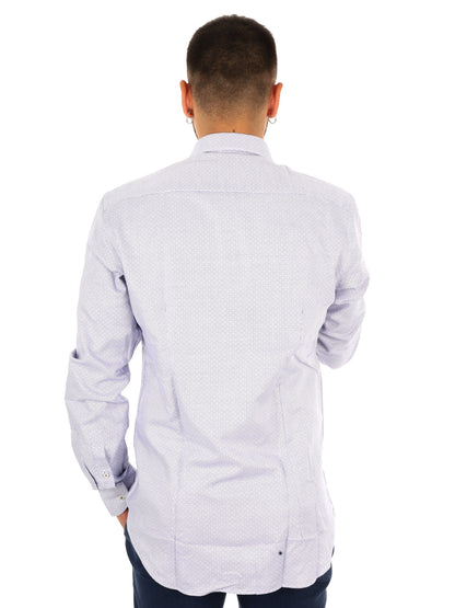 Fb King 18, camicia da uomo azzurra