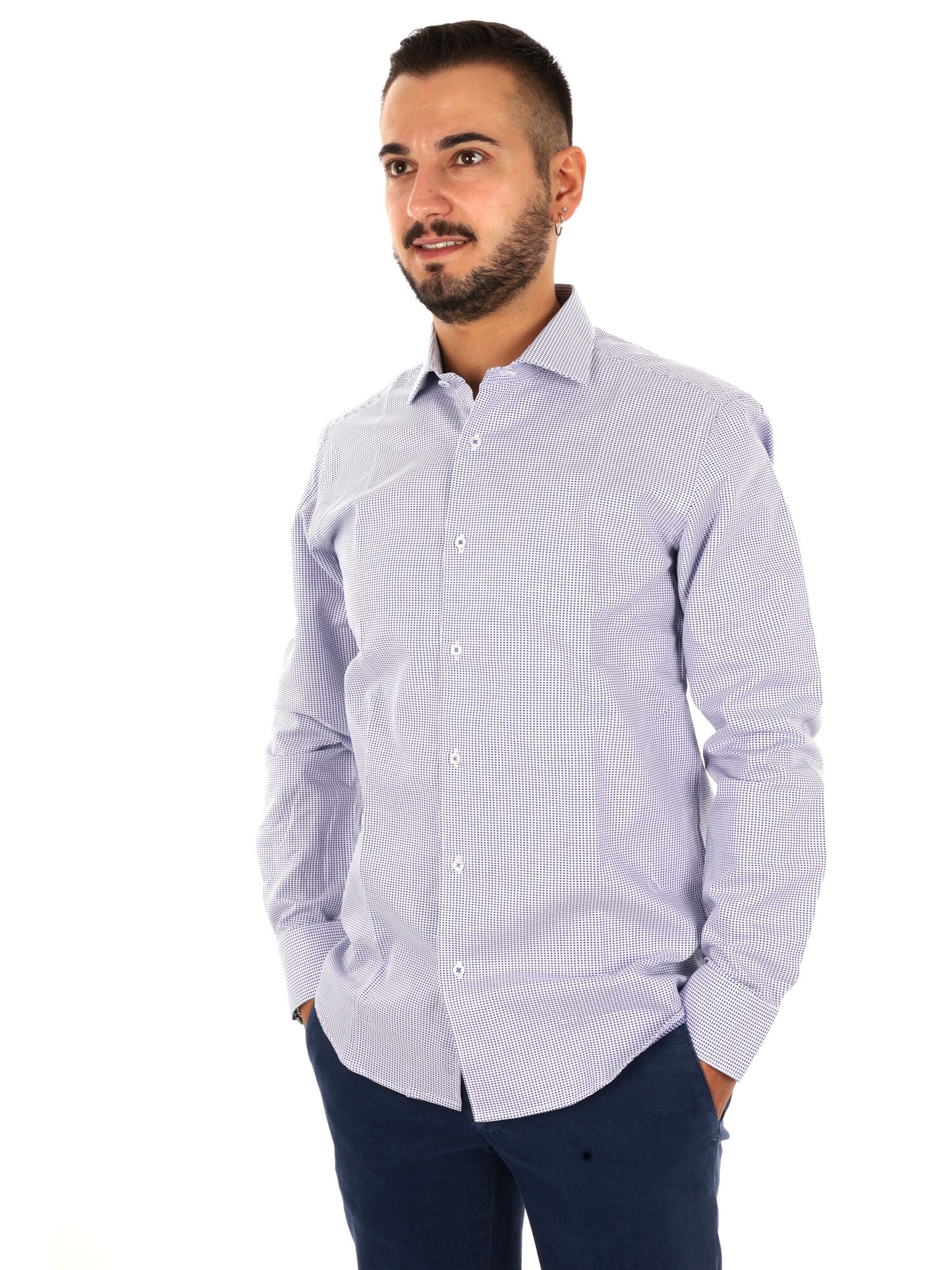 Fb King 6, camicia da uomo multicolore