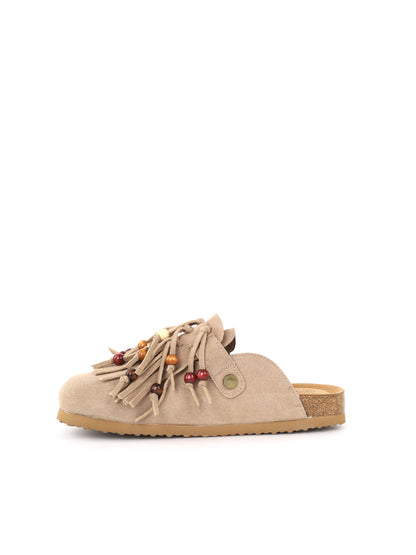 Sandali beige da donna Clyo' per la primavera-estate casual