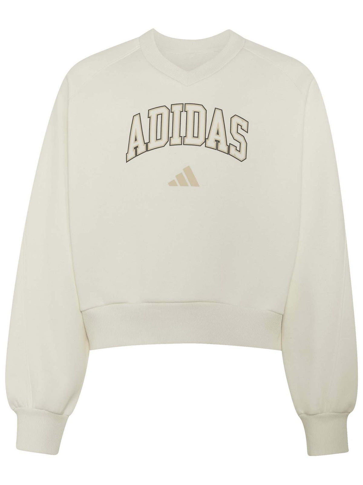 Adidas Seasonals Collegiate Typography, felpa da bambino panna