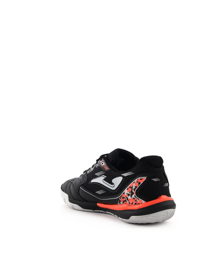 Joma Liga 5, scarpe da calcio indoor da uomo nere
