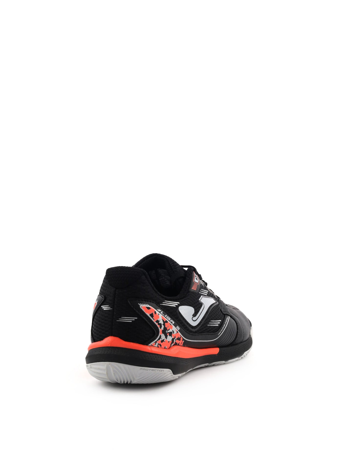 Joma Liga 5, scarpe da calcio indoor da uomo nere