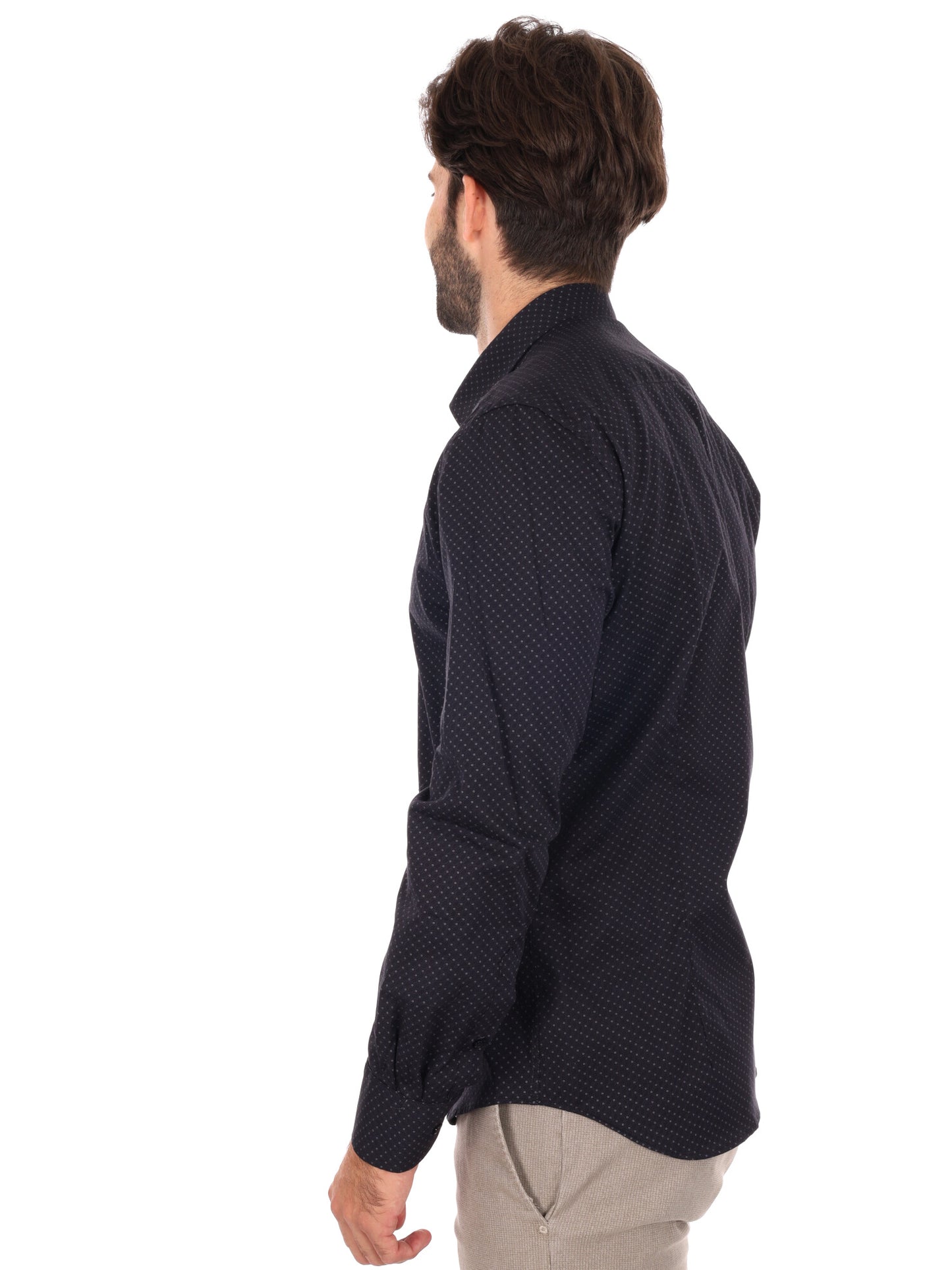CAMICIA LIPSIA FB DA UOMO NERO