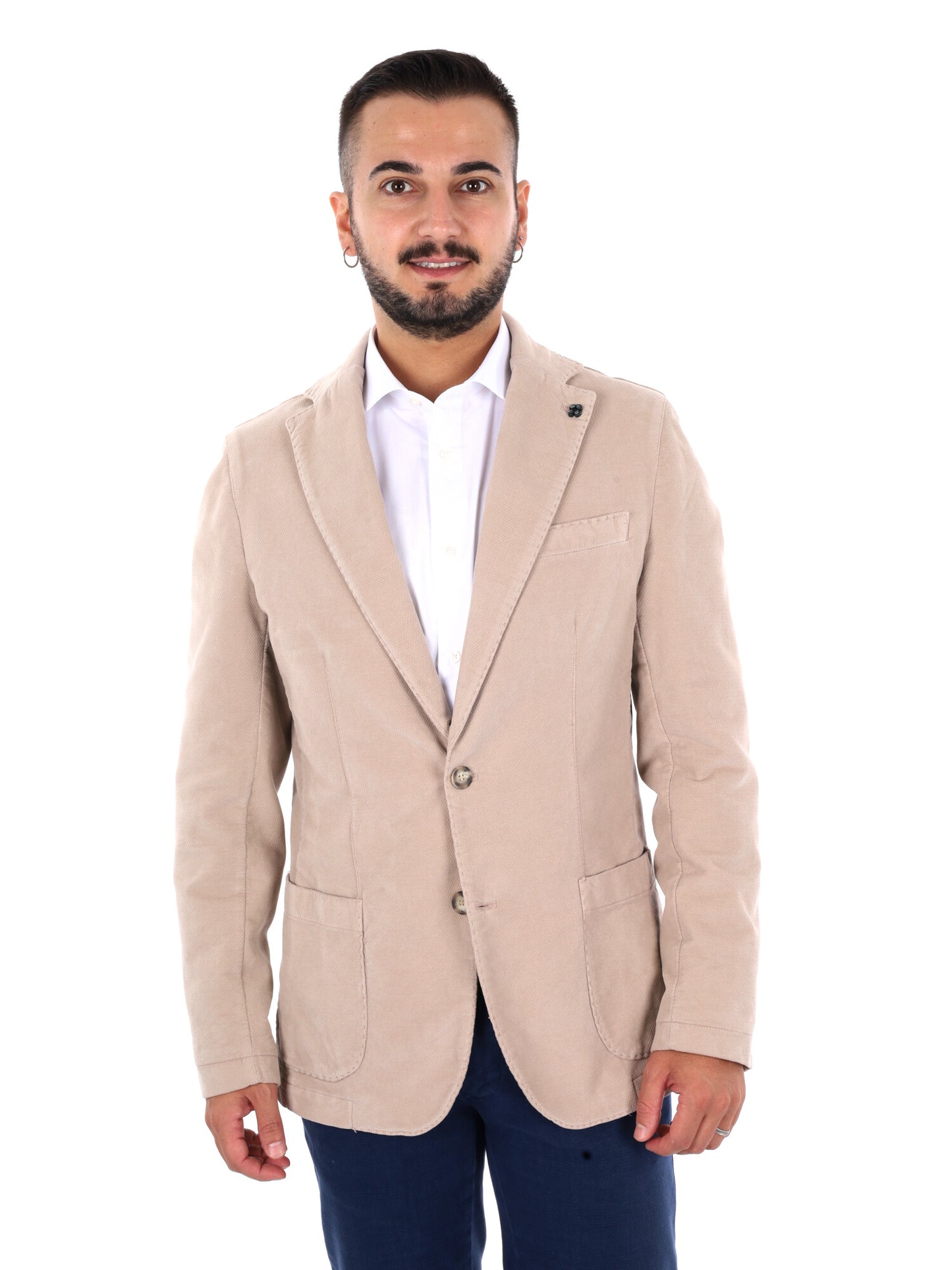 Fb LM295 43, giacca da uomo blu