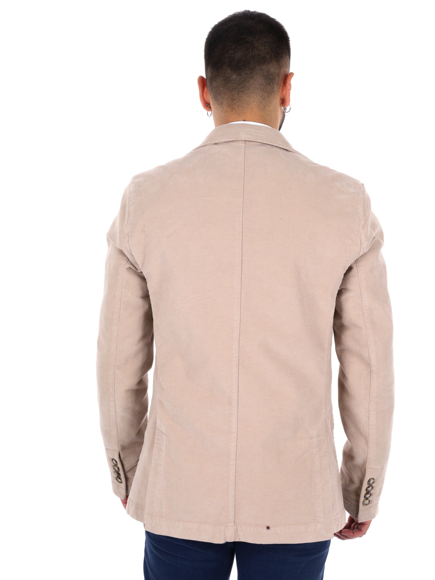 Fb LM295 43, giacca da uomo blu