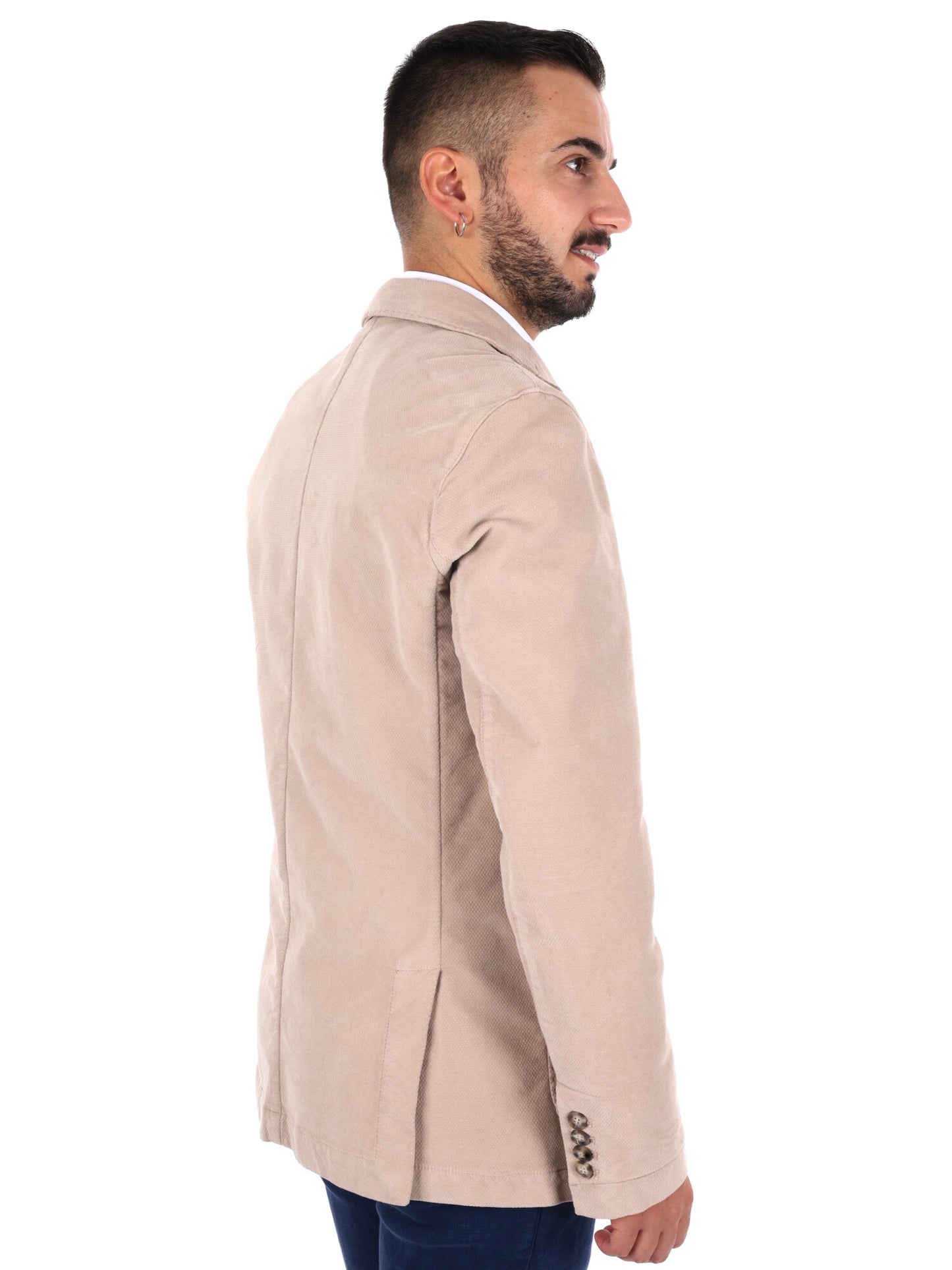 Fb LM295 43, giacca da uomo blu