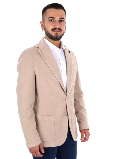 Fb LM295 43, giacca da uomo blu