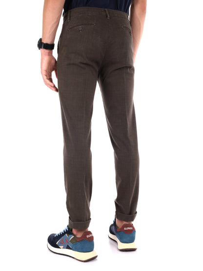 PANTALONE LM393 FB DA UOMO MARRONE
