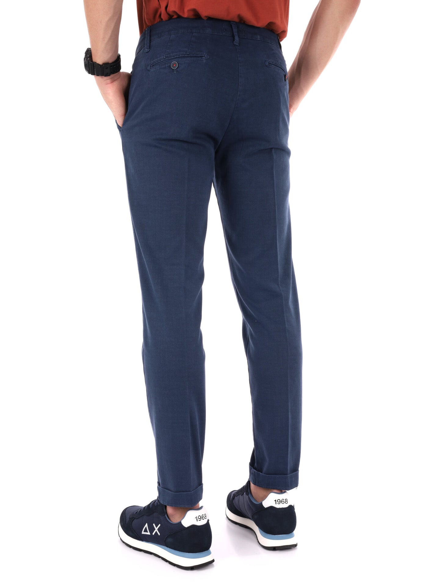 PANTALONE LM393 FB DA UOMO BLU INDACO