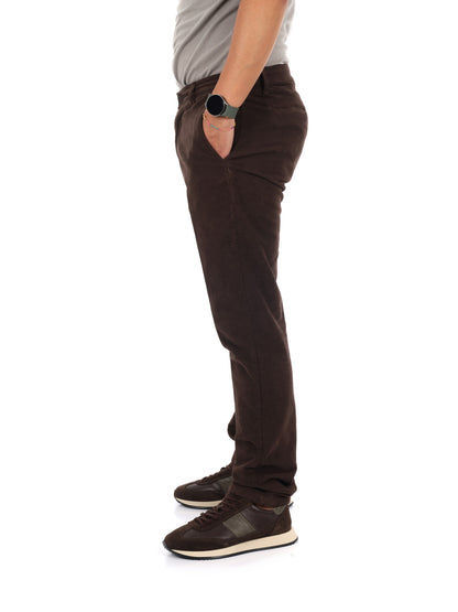 Fb LM395 08, pantalone da uomo marrone