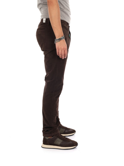 Fb LM395 08, pantalone da uomo marrone