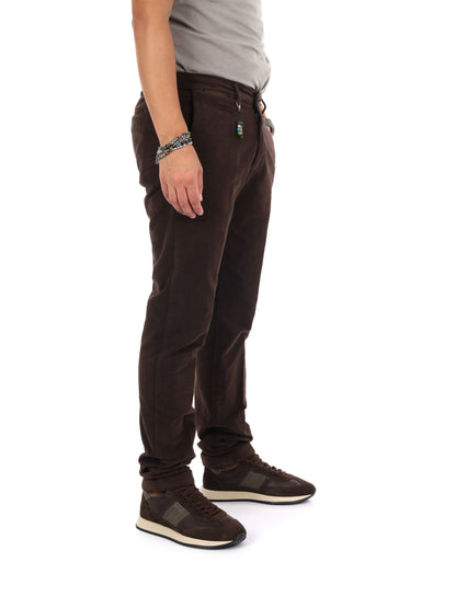 Fb LM395 08, pantalone da uomo marrone