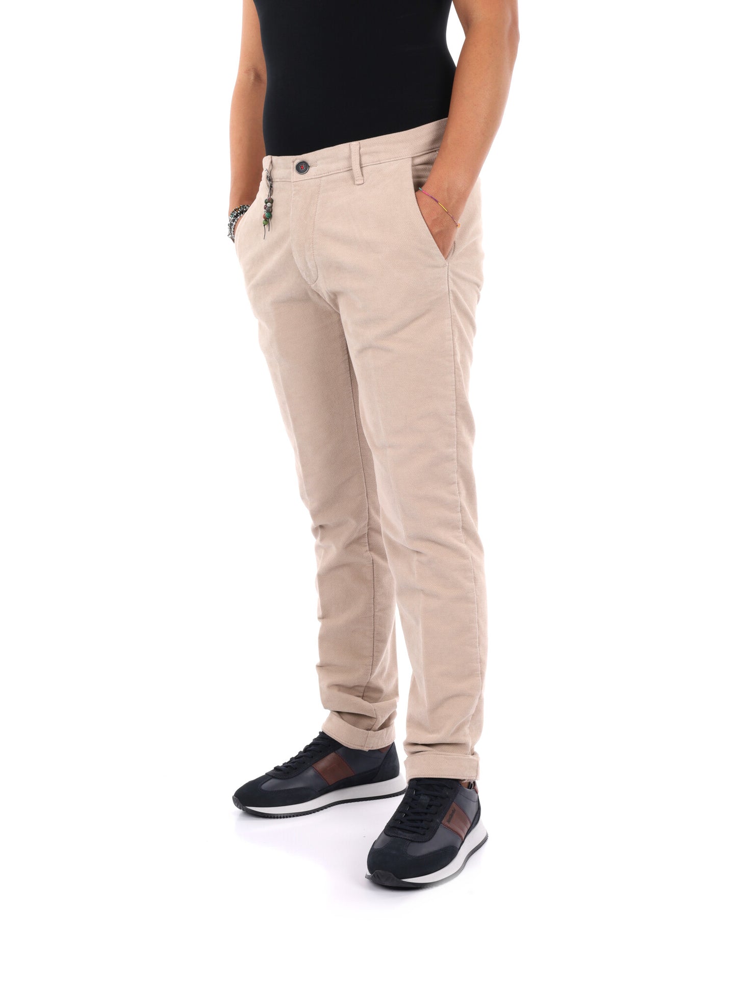 Fb LM395 43, pantalone da uomo beige