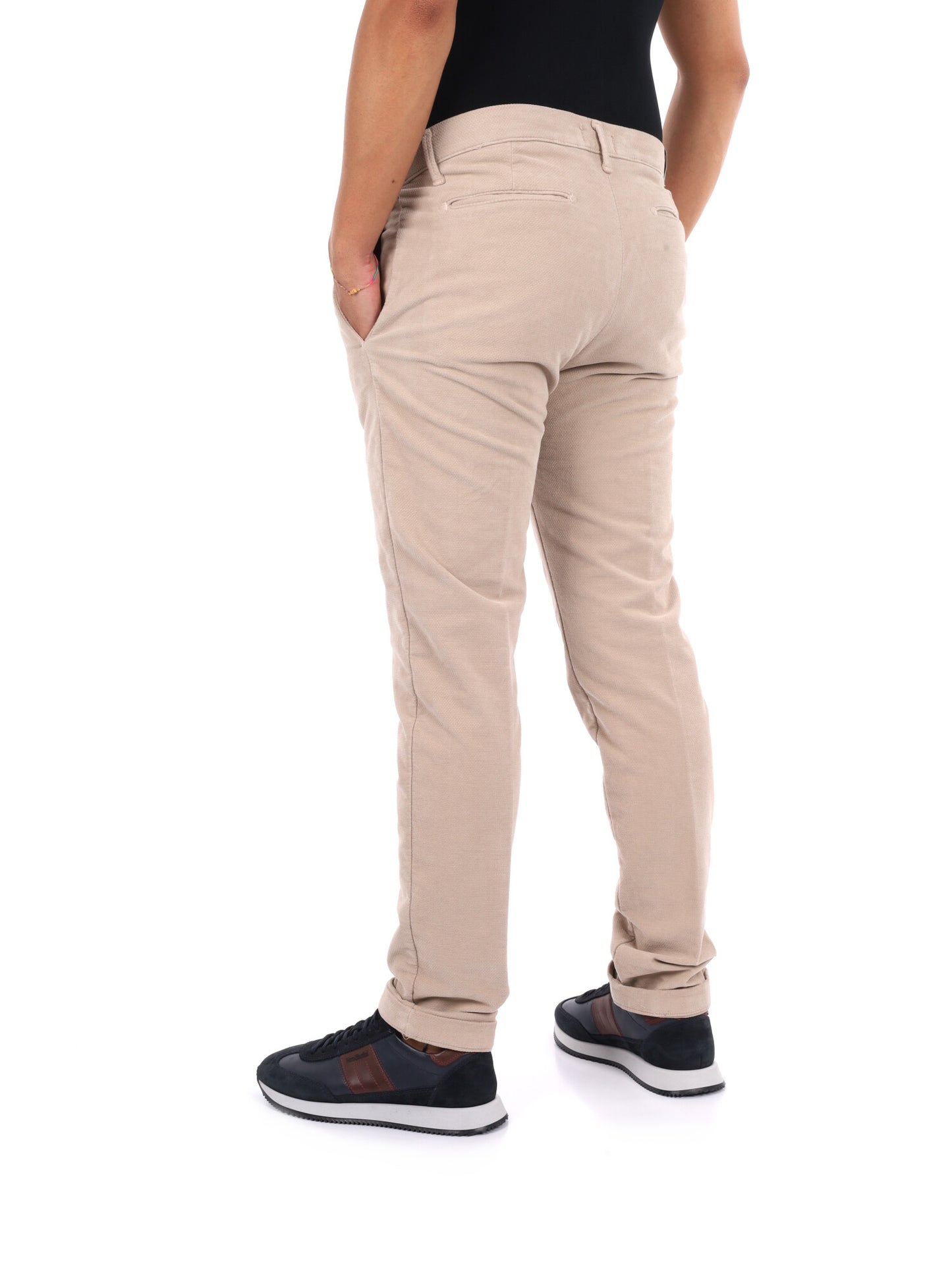 Fb LM395 43, pantalone da uomo beige