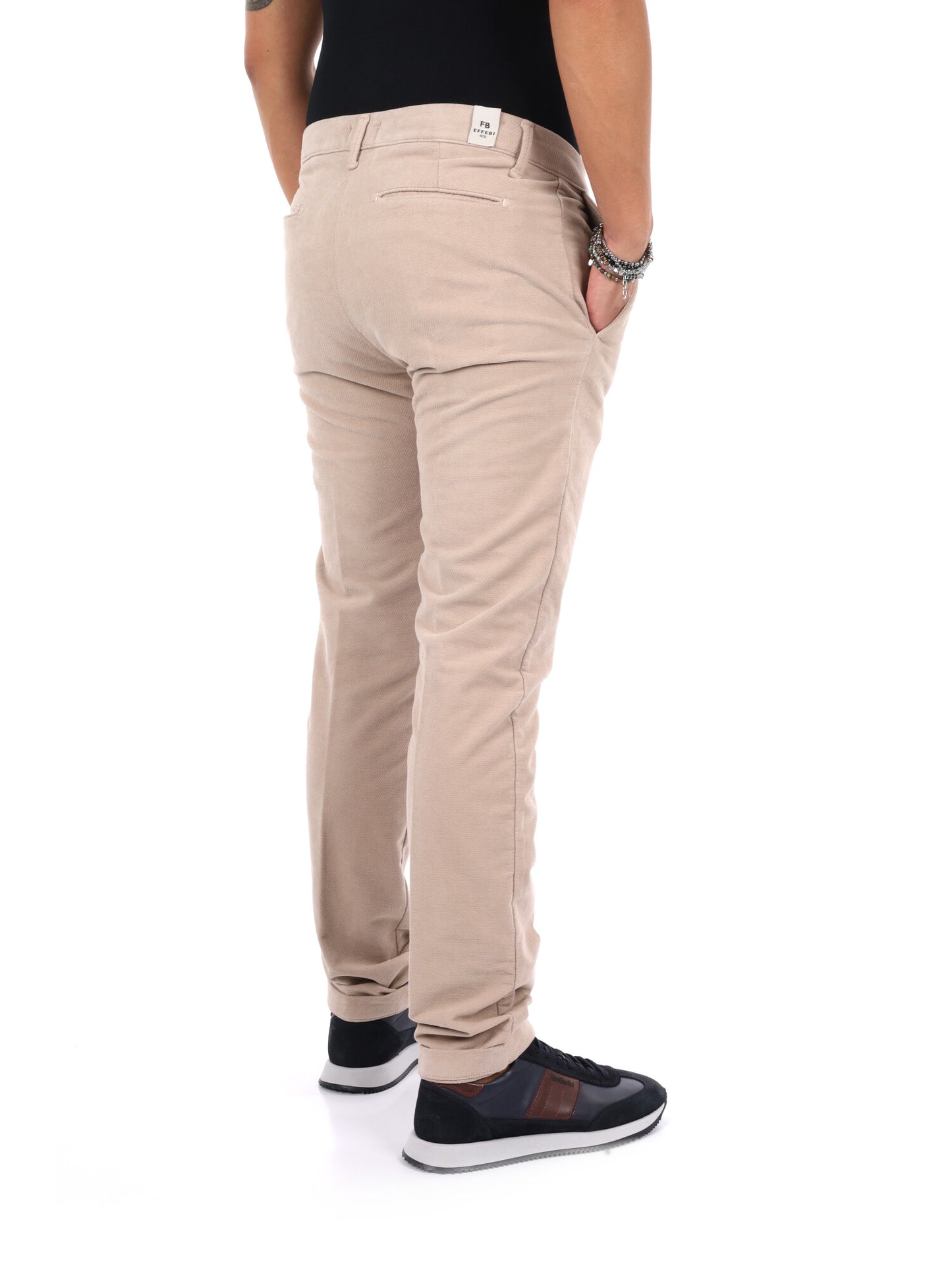 Fb LM395 43, pantalone da uomo beige