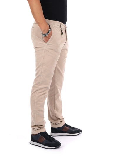 Fb LM395 43, pantalone da uomo beige