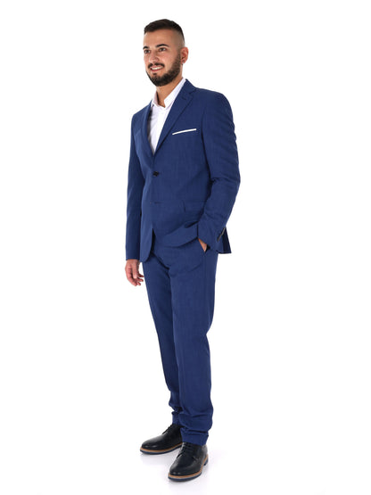 Abito elegante uomo FB in blu per cerimonie e uso civile