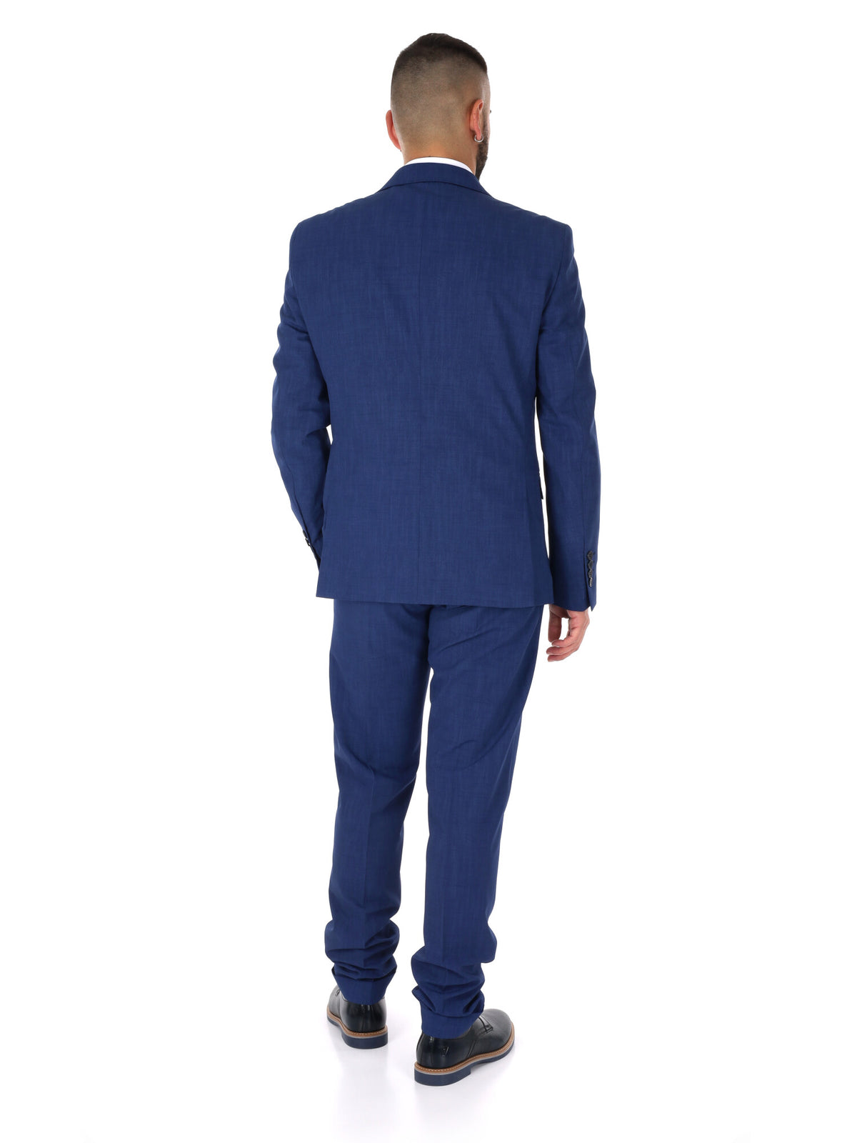 F.b. abito stampato da uomo bluette