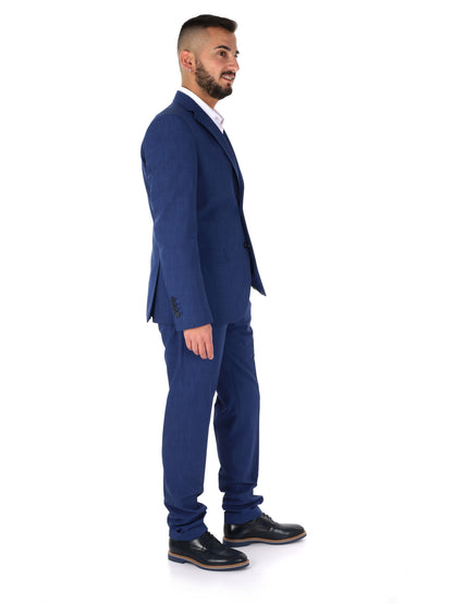 Abito elegante uomo FB in blu per cerimonie e uso civile