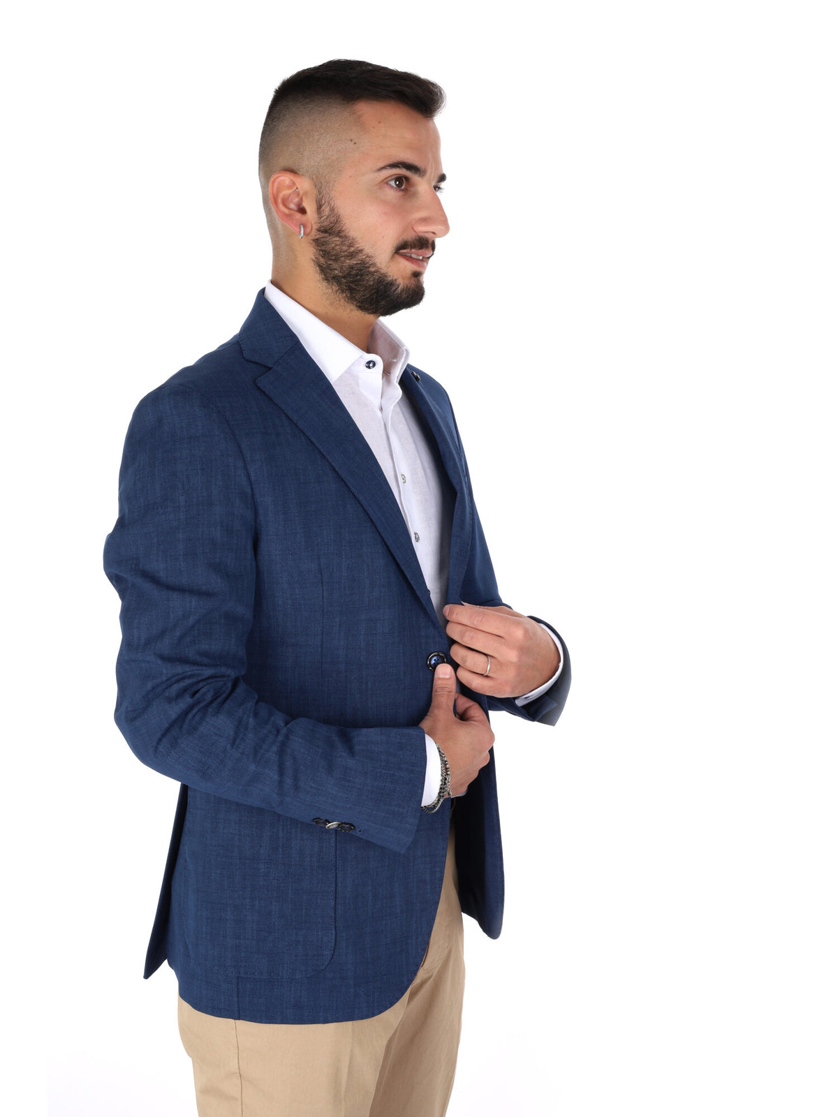 F.b. giacca p.m. sta da uomo bluette